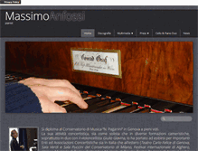 Tablet Screenshot of massimoanfossi.net